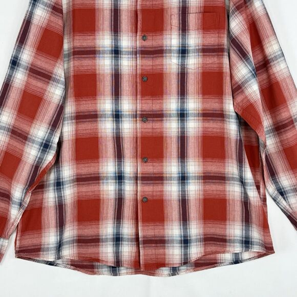 WRANGLER Mens Shirt XL Red Check Cotton - Picture 9 of 16